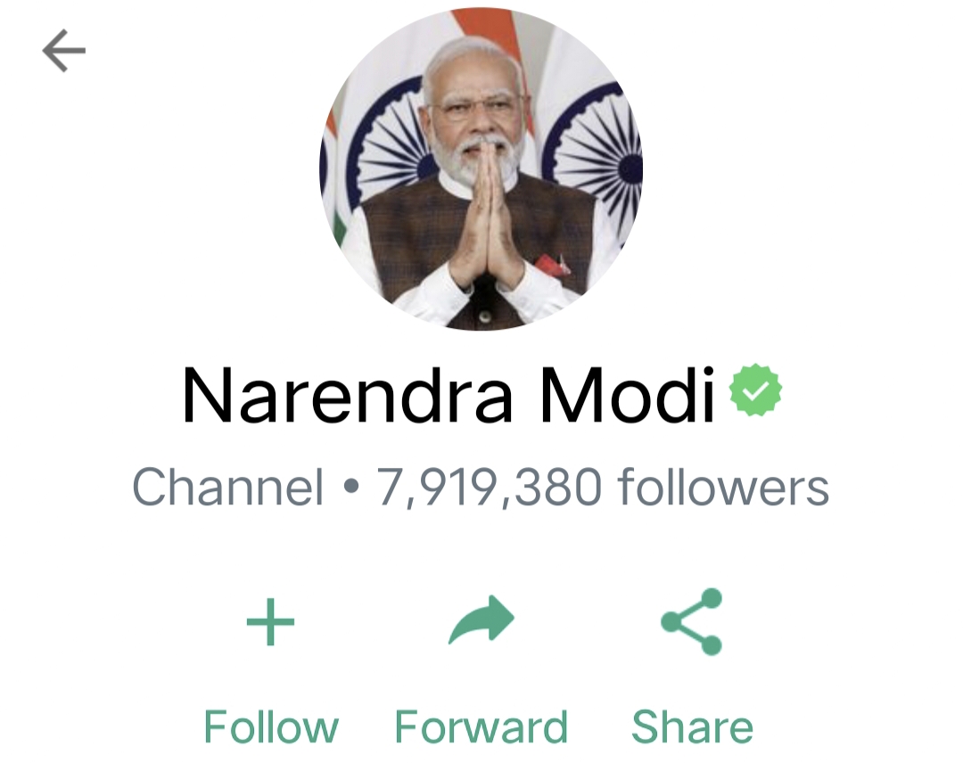 PM Narendra Modi WhatsApp Group link